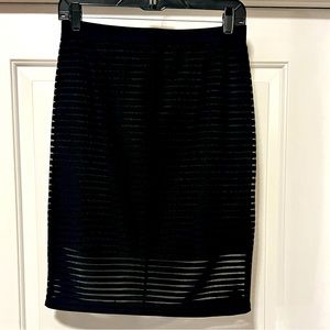 Black BeBe Pencil Skirt